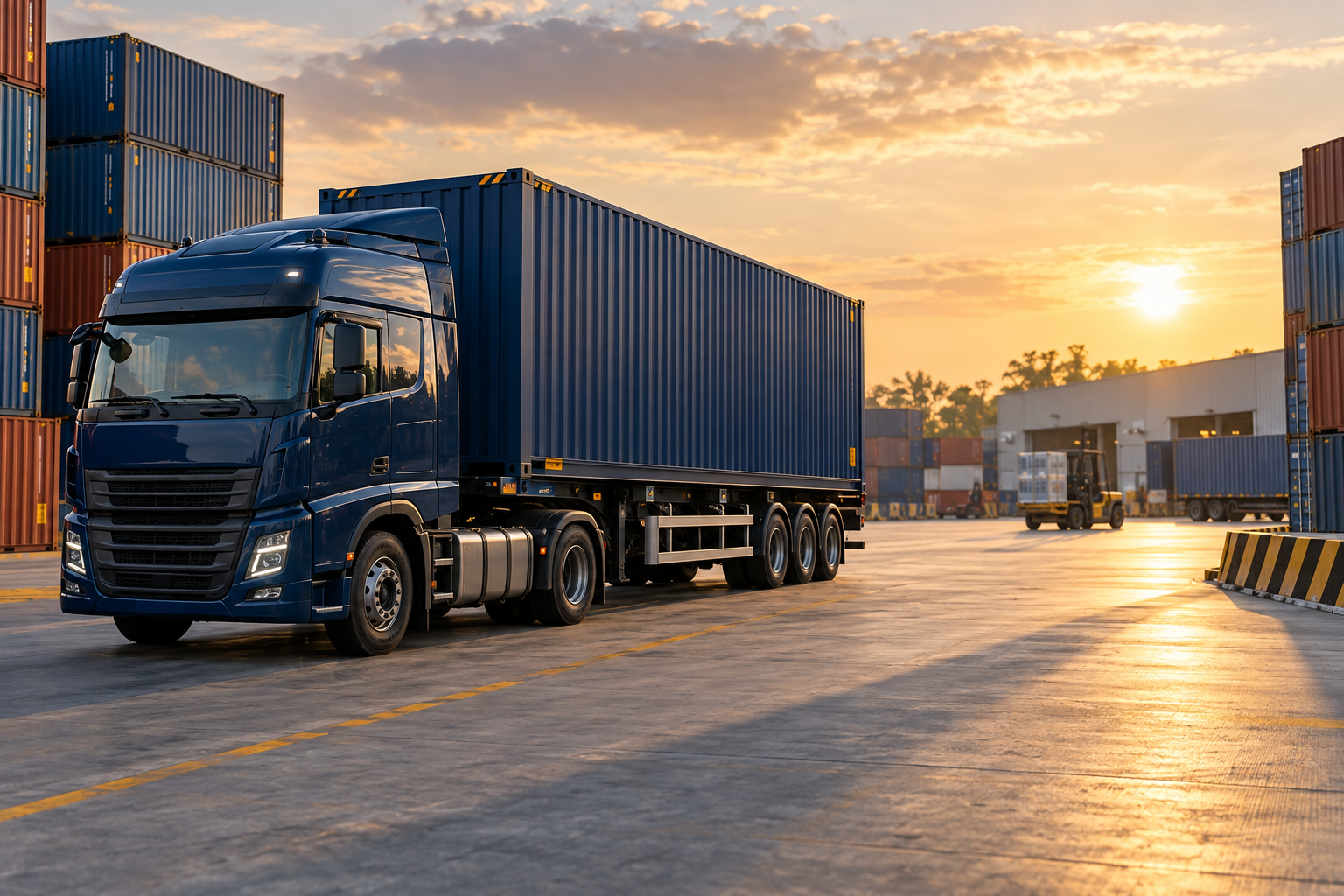 CFS to doorstep container transport