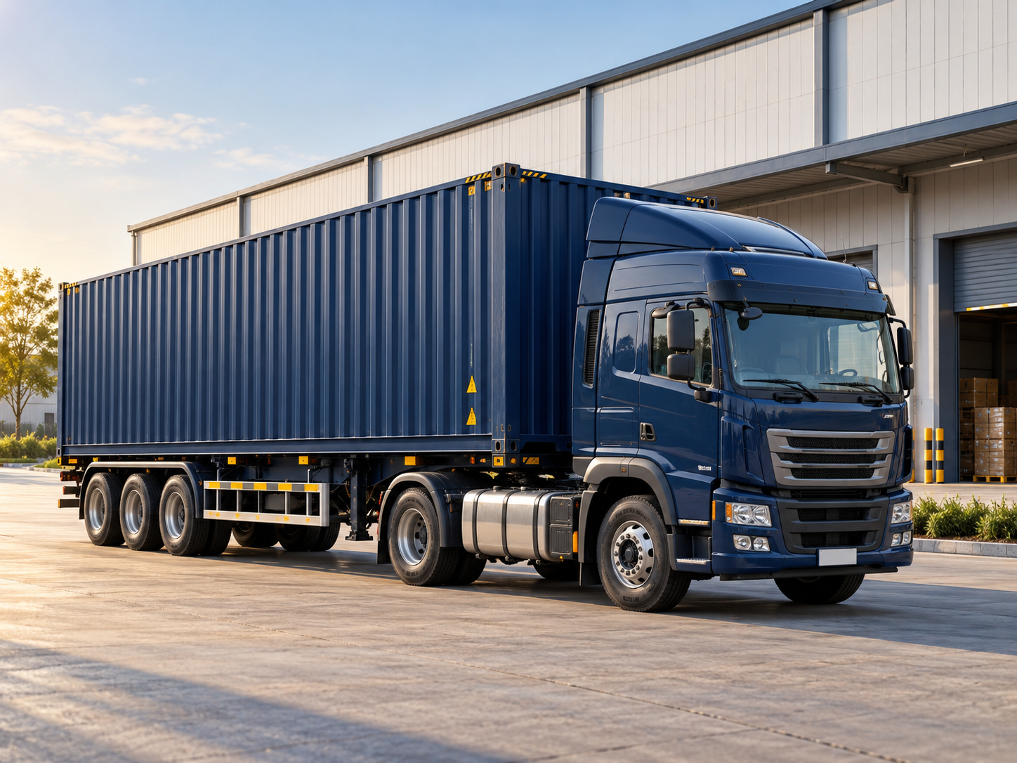 Container lorry transportation service